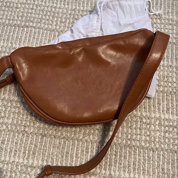 Vegan Leather Crossbody Belt Bag - Picture 7 of 9